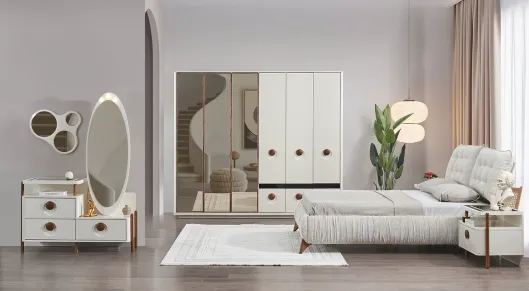 Product img 1, Alaçatı 6 Kapaklı Yatak Odası Takımı